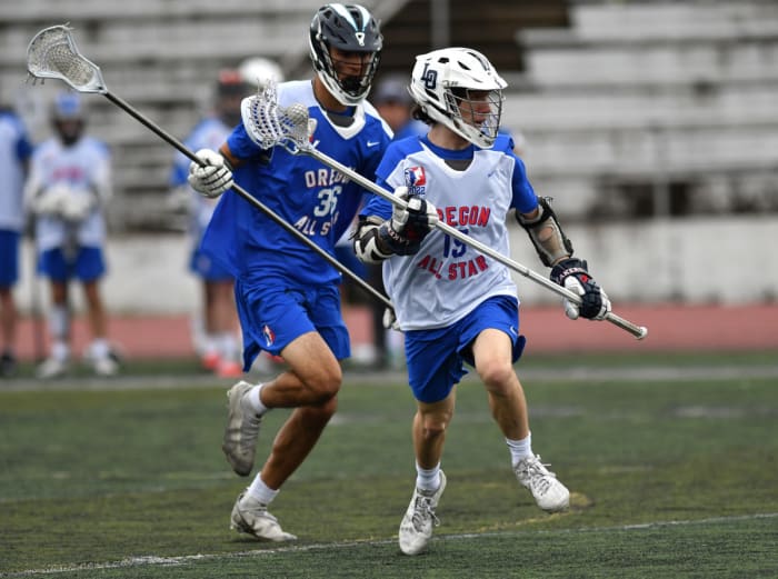 Oregon high school boys lacrosse 2022 all star game Taylor Balkom 48